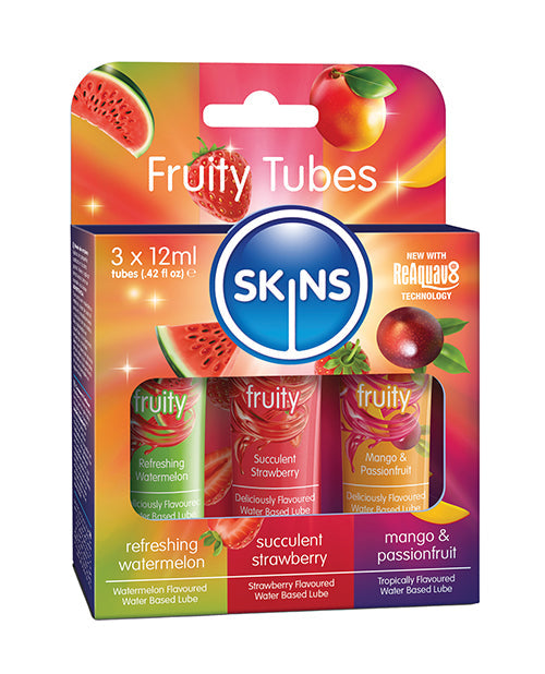 Skins Fruity Tubes - Tubes de 12 ml, paquet de 3