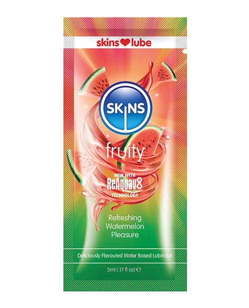 Lubricante a base de agua Skins - 5 ml lámina Sandía