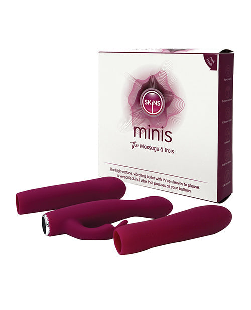 Skins Minis Massage À Trois - Magenta