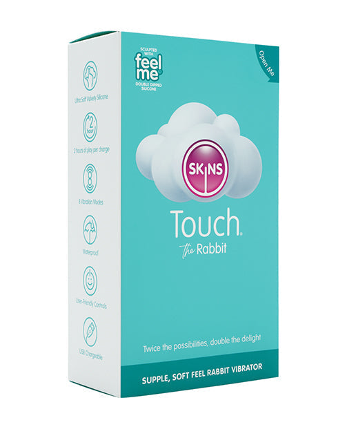 Vibrador de conejo Skins Touch | Vibrador de punto G flexible | Vibrador de clítoris con 2 motores | Mejor vibrador para mujeres