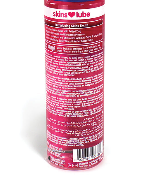 Lubrifiant à base d'eau Skins Excite - 130 ml