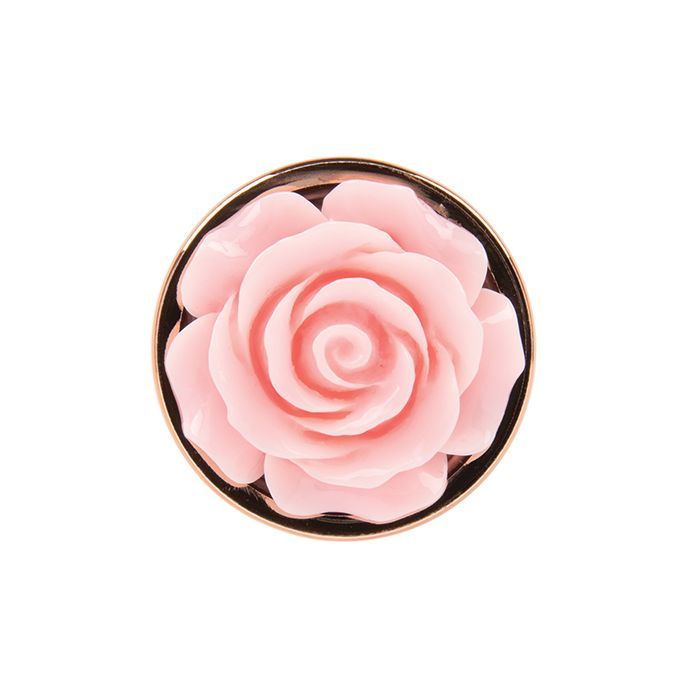Gemsations Kit de entrenamiento con plug anal Rose Metal oro rosa