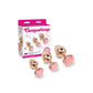Gemsations Kit de entrenamiento con plug anal Rose Metal oro rosa
