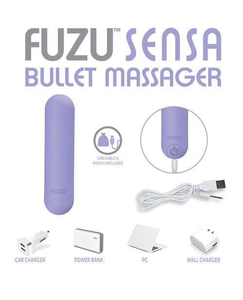 Vibreur Rechargeable Balle Fuzu Sensa - Violet Pastel