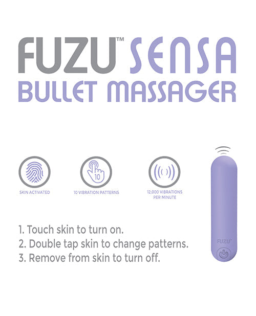 Vibreur Rechargeable Balle Fuzu Sensa - Violet Pastel
