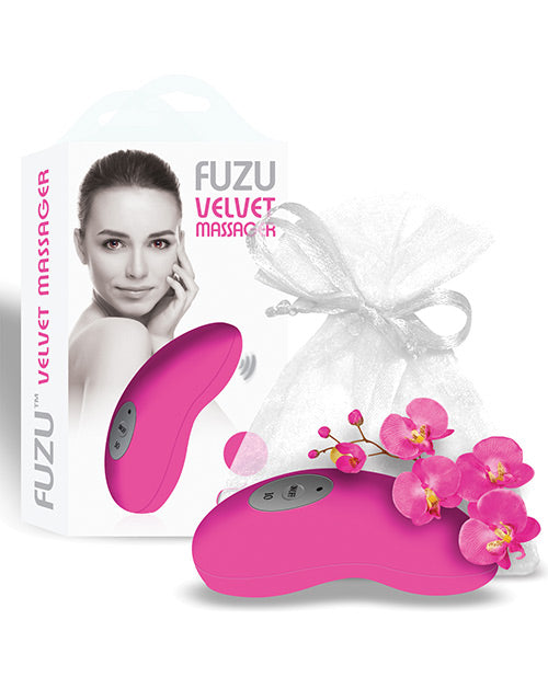 Fuzu Velvet Massager - Rose fluo