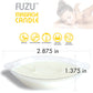 Vela de Masaje Fuzu - 4 oz Dátiles de Fiyi y Cáscara de Limón