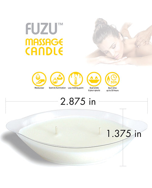 Vela de Masaje Fuzu - 4 oz Dátiles de Fiyi y Cáscara de Limón