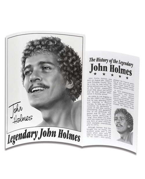Gode ceinture gode réaliste John Holmes 9,5 pouces avec ventouse