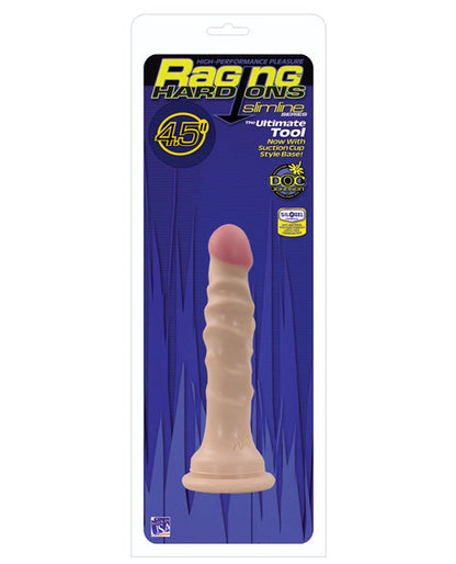 Raging Hard Ons Dildo Realista | Consolador Grande Delgado de 4.5" | Consolador de Carne con Ventosa