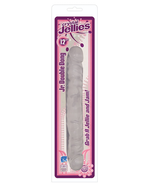 Pénis réaliste en gelée de cristal | Gros gode de 30 cm | Double gode | Gode géant transparent | Grand gode
