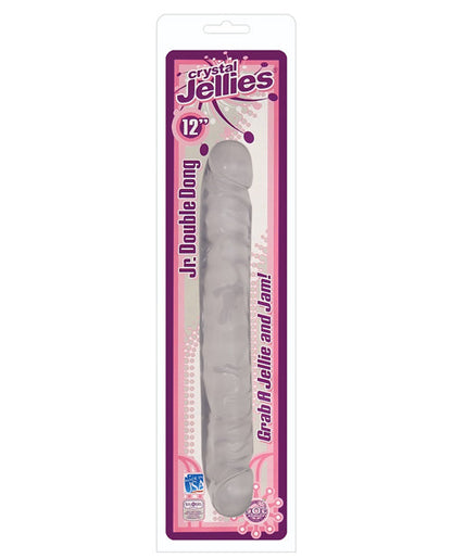 Pénis réaliste en gelée de cristal | Gros gode de 30 cm | Double gode | Gode géant transparent | Grand gode
