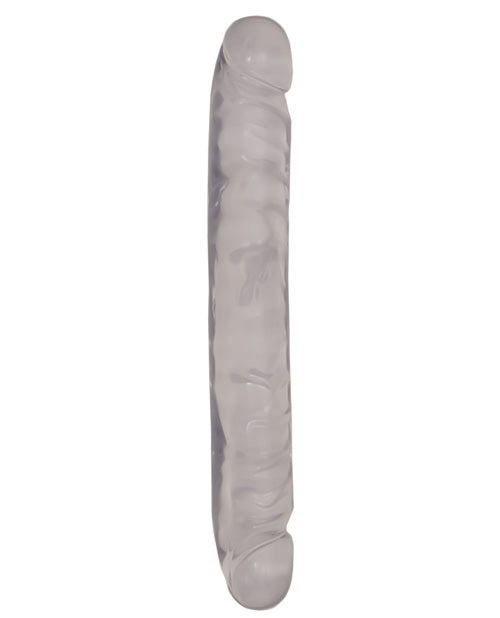 Pénis réaliste en gelée de cristal | Gros gode de 30 cm | Double gode | Gode géant transparent | Grand gode