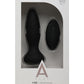 A Play Plug Anal en Silicone Rechargeable Aventureux avec Télécommande - Noir