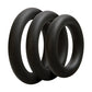 OptiMale Kit de anillos en C grueso - Negro