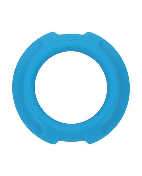 Anillo para pene OptiMale FlexiSteel - 43mm Azul