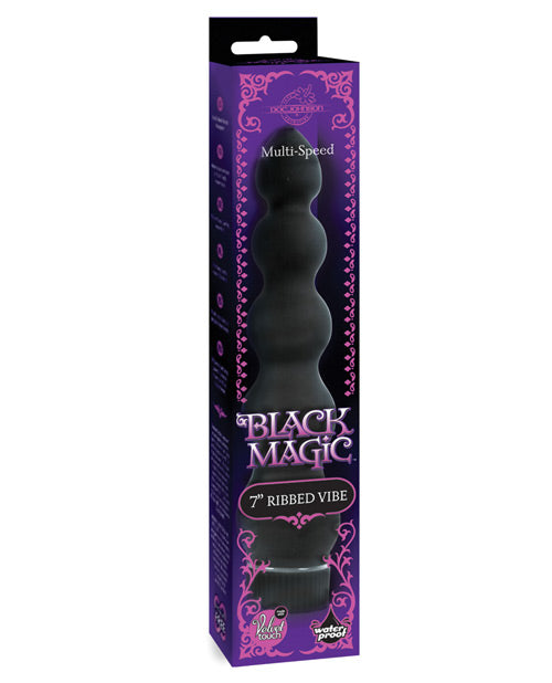 Vibreur nervuré Black Magic de 7 po