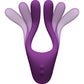 Masseur multi-zones flexible Tryst V2 avec télécommande - Violet