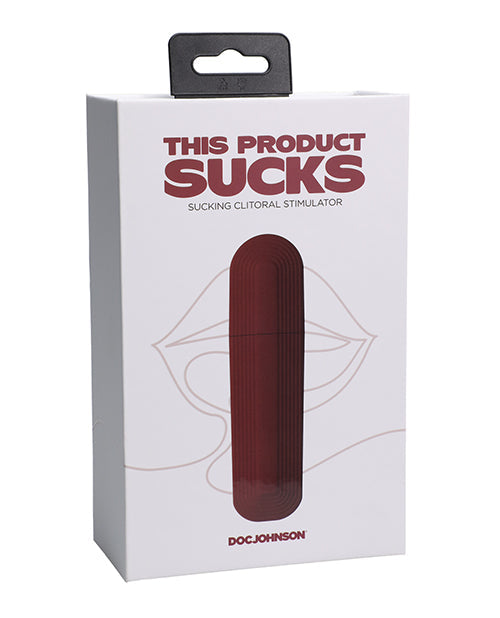 Ce produit, c'est de la merde ! Jouet de succion en forme de rouge à lèvres – Rouge