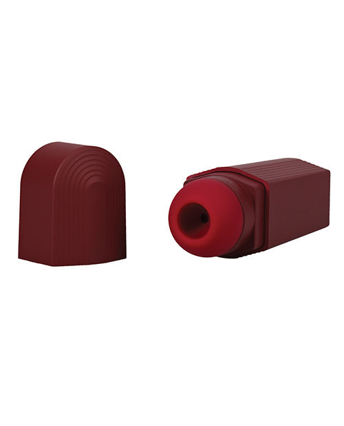 Ce produit, c'est de la merde ! Jouet de succion en forme de rouge à lèvres – Rouge