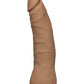 Dildo realista Vac-U-Lock | Dildo grande de 7" | Dildo grueso Ultraskyn grande | Dildo básico marrón