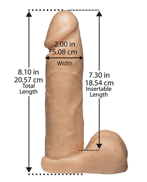 Arnés Ultra 2 juegos de 3 con dildo realista de 8" y polvo