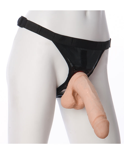 Arnés Ultra 2 con Pene Ultraskyn de 20 cm - Blanco