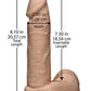 Arnés Ultra 2 con Pene Ultraskyn de 20 cm - Blanco