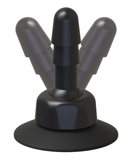 Dildo vibrador Vac-U-Lock | Set de dildos doble densidad vainilla con arnés y control remoto inalámbrico
