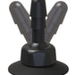 Dildo realista Vac-U-Lock | Juego de iniciación de dildo strap-on de doble densidad con control remoto inalámbrico