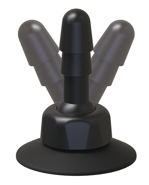Dildo realista Vac-U-Lock | Juego de iniciación de dildo strap-on de doble densidad con control remoto inalámbrico