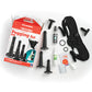 Dildo de silicona Vac-U-Lock | Juego de Dildos para Pegging con Arnés | Dildo Negro | Dildos con Ventosa