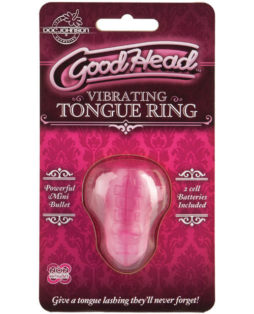 Anneau de langue vibrant GoodHead - Rose
