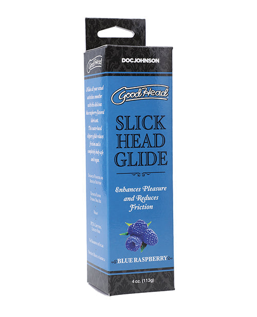 GoodHead Slick Head Glide Boxed - 4 oz Frambuesa Azul