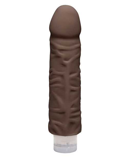 Doc Johnson Dildo Realista | Dildo Grande de 18 cm | Dildo Vibrador Shakin | Dildo Grande Color Chocolate