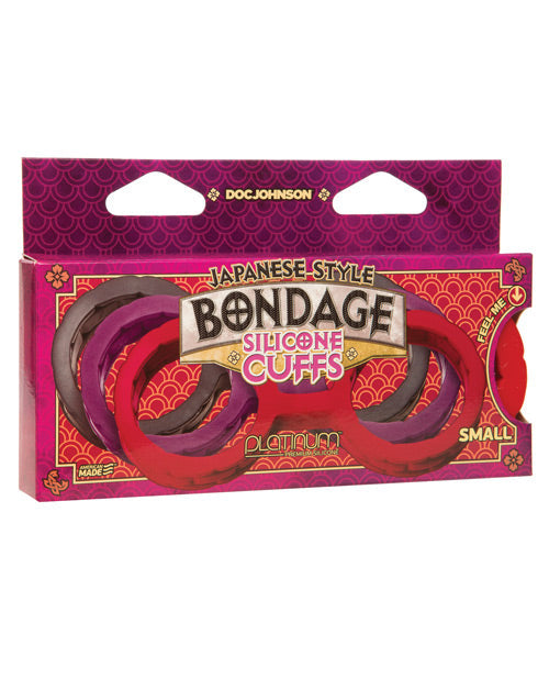 Esposas de Silicona Bondage Japonesas Pequeñas - Rojas