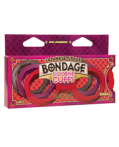 Esposas de Silicona Bondage Japonesas Pequeñas - Rojas