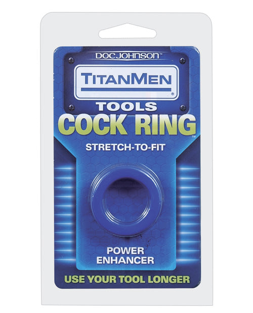 Anillo para el pene Titanmen Tools - Azul