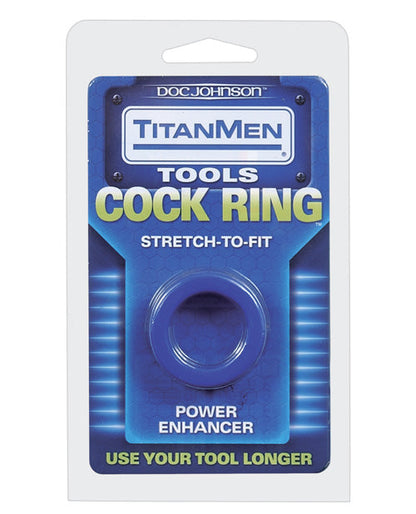 Anillo para el pene Titanmen Tools - Azul