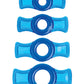 Juego de anillos para pene Titanmen Tools - Azul