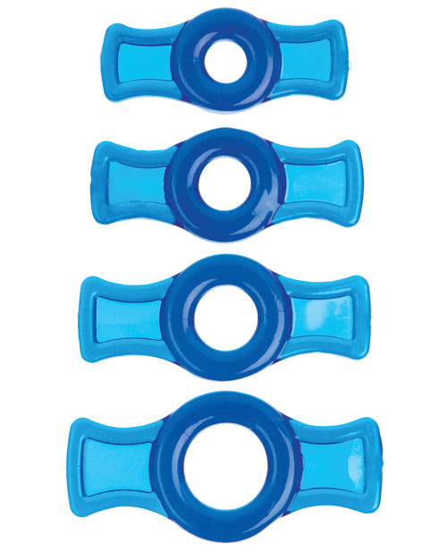 Juego de anillos para pene Titanmen Tools - Azul