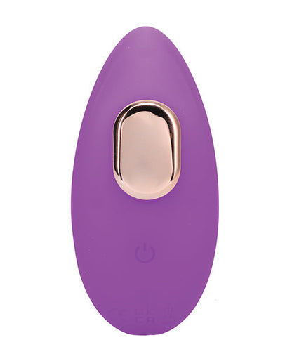 Vibromasseur culotte avec télécommande - Violet