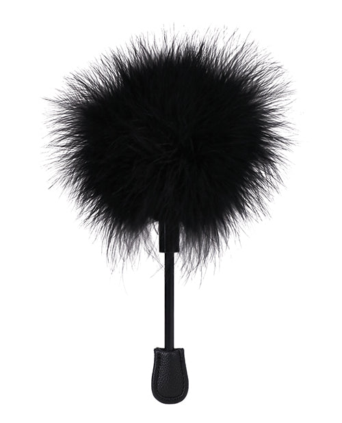 En una bolsa plumero de plumas - Negro