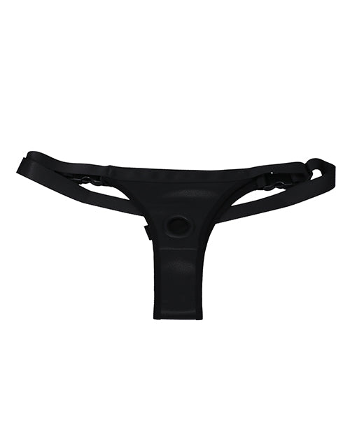 En un arnés y consolador Bag - Negro