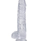 Doc Johnson Really Big Dick In A Bag Dildo Transparente de 10"