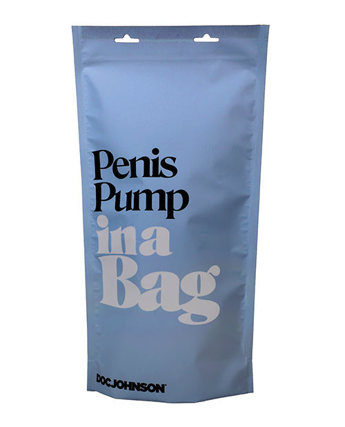 Bomba para pene en bolsa - Transparente