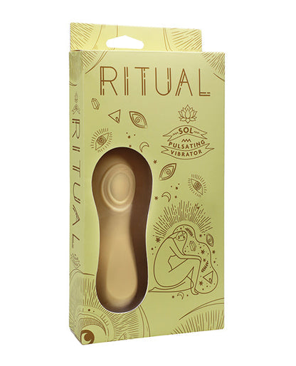 Vibreur Pulsant RITUAL Sol Rechargeable en Silicone - Jaune
