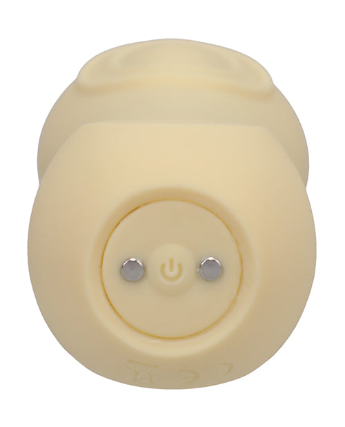 Vibreur Pulsant RITUAL Sol Rechargeable en Silicone - Jaune