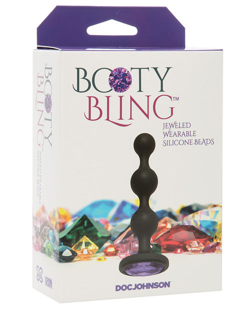 Booty Bling Cuentas de silicona portátiles - Morado