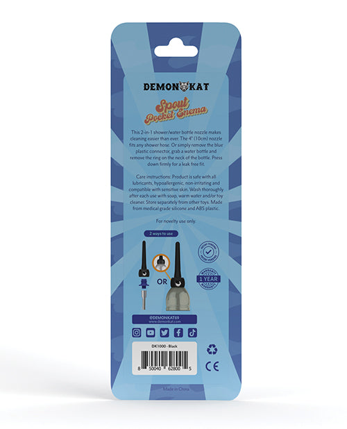 Enema de bolsillo Demon Kat Spout